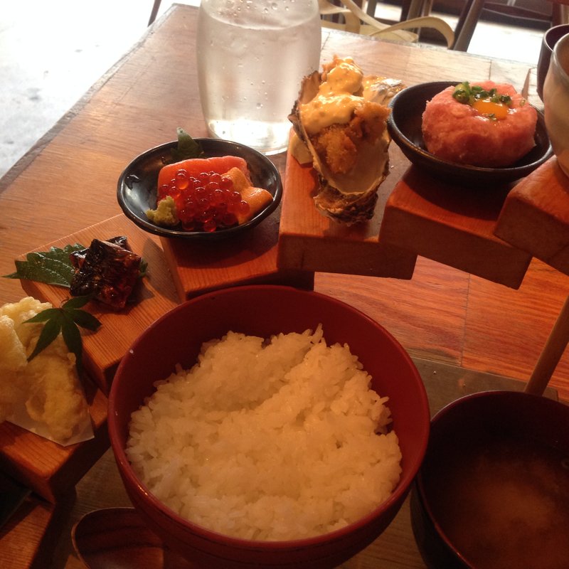 限定ランチ定食(博多炉端 魚男)