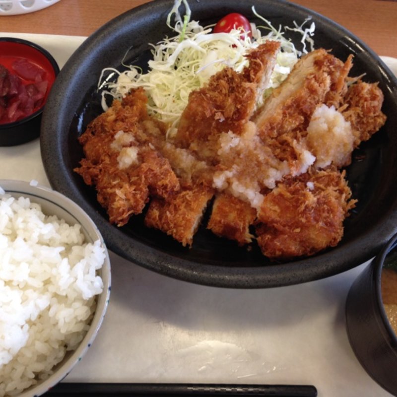 オロシチキンかつ定食(こかげ亭垂水ＰＡ店)