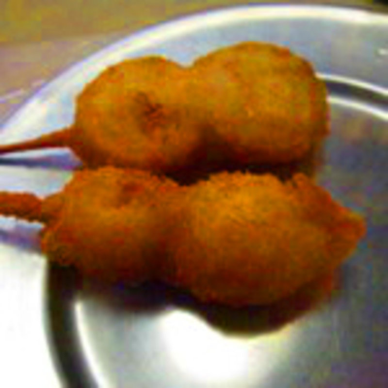 うずら卵(串かつ専門店 松葉 総本店)