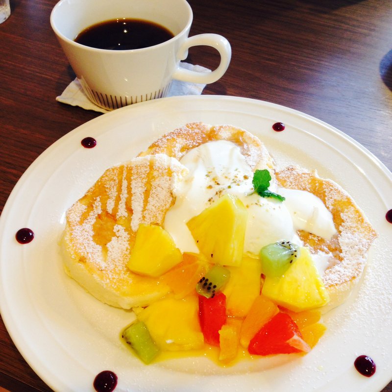 季節のパンケーキ(カフェ ルクー （Cafe Lequeux）)