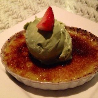 Green Tea Matcha creme brûlée(IPPUDO)