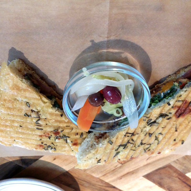 Eggplant Panini(ROSEMARY'S)