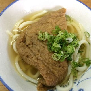 かけ 小＋自家製おあげ(前場製麺所 （まえばせいめんじょ）)