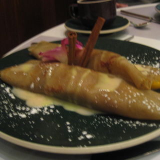 Mango-Papaya Brown Butter Cinnamon Crepe(Norma's)
