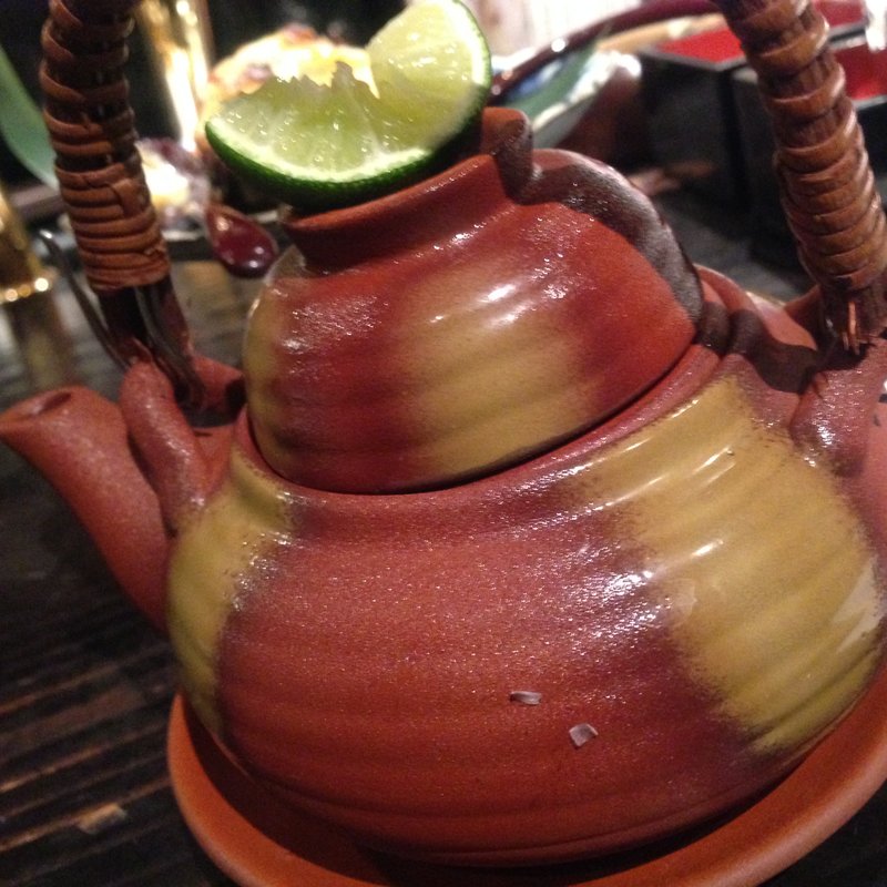 松茸どびん蒸し(海老の髭)