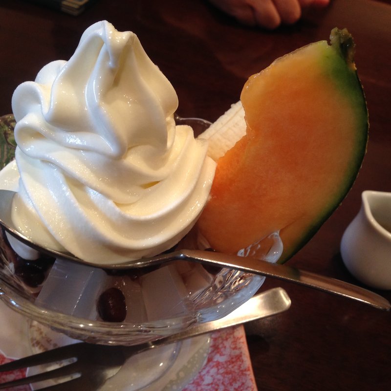 あんみつソフト(加島屋)