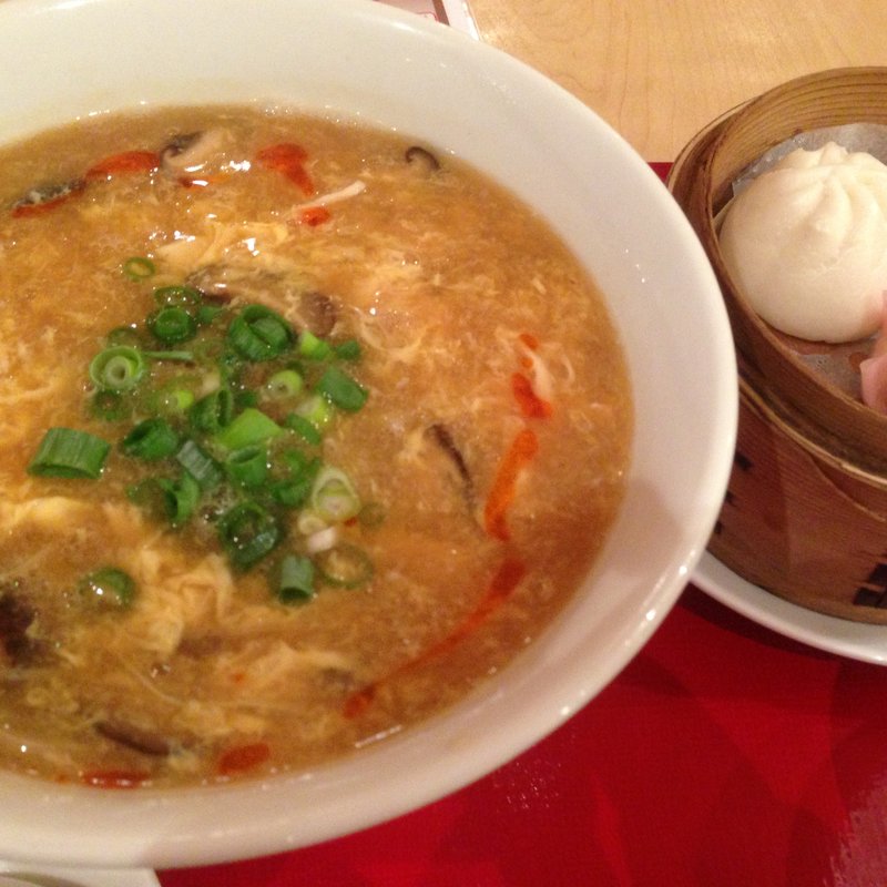 サンラータンメンセット(横浜中華街 招福門 渋谷ヒカリエ店)