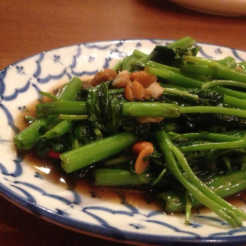 空芯菜炒め(ガパオ)