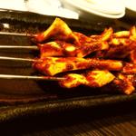 血管の串焼き