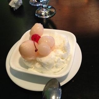Lychee ice cream(SRIPRAPHAI THAI RESTAURANT)