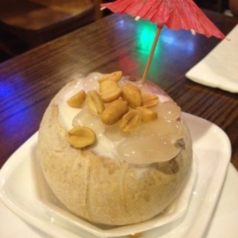 Coconut ice cream(SRIPRAPHAI THAI RESTAURANT)