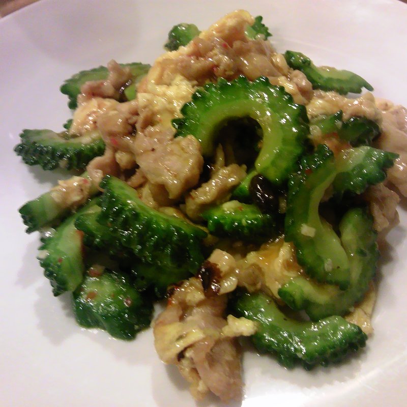 ニガウリの炒め物(台湾家庭料理 相思豆（ちゃんすうとう）)