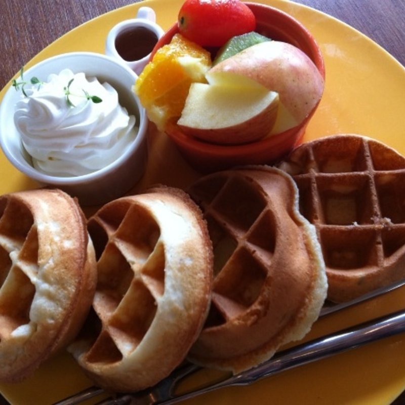 ラベンダー入りワッフル(薰衣草森林)