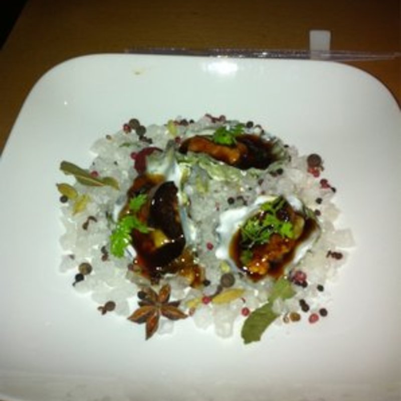 Oyster foie gras(Morimoto)