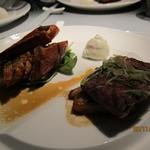 surf (lobster) and turf (wagyu beef)