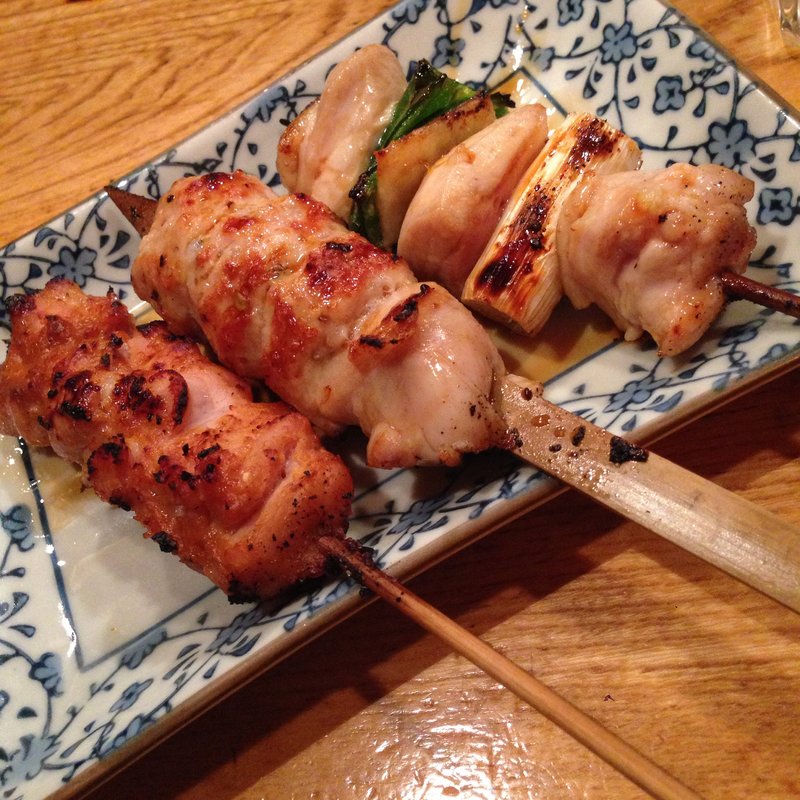 味噌焼き、つくね、ネギマ(五味鳥)