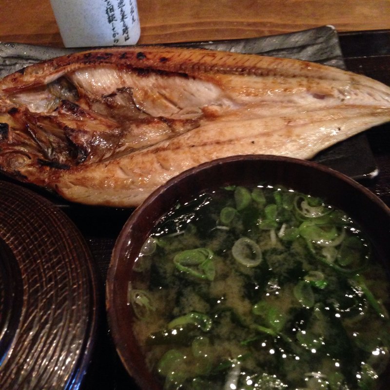 真ほっけ開き定食(炭火焼 干物食堂 越後屋 喜八郎(えちごやきはちろう))