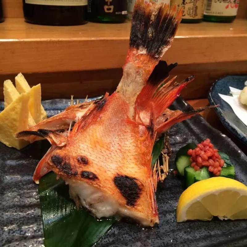 キンキの焼き(ひょうたん寿し 江坂本店)