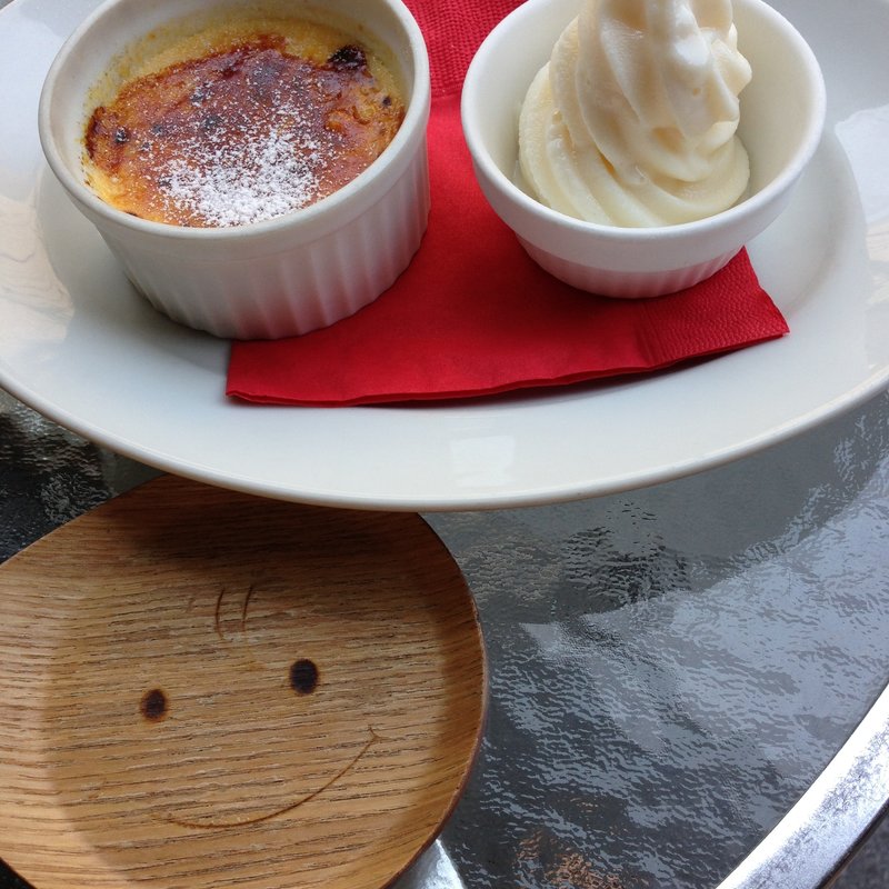 ソフトクリームとクリームブリュレ(MID・DINER （ザ ミッド ダイナー）)