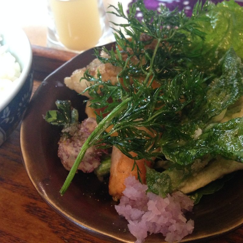 天ぷら(たまごカフェ)