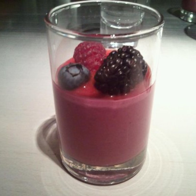 Raspberry Panna Cotta(Morimoto)