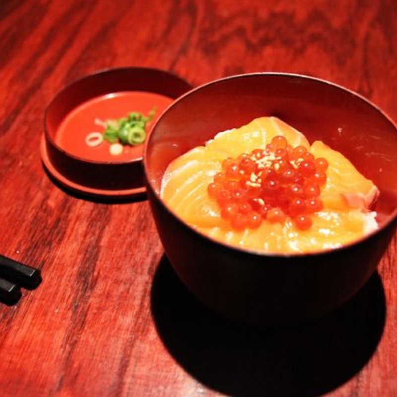 Salmon & ikura donburi(ZENKICHI)