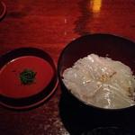 seabream donburi fish on rice