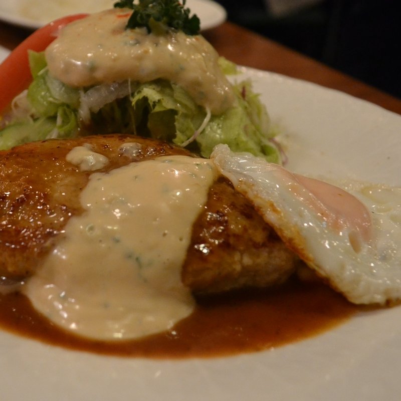 照り玉バーグランチ(サラダの店サンチョ 河原町本店 )