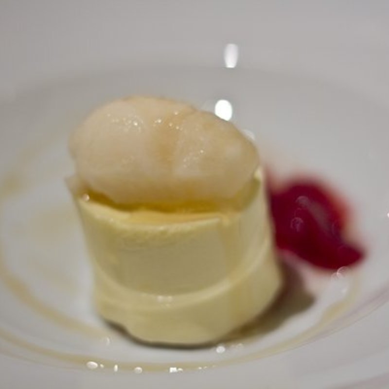 Lemon Mousse with Grapefruit Sorbet(Union Square Cafe)