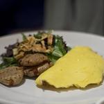 Lamb and Goat Cheese Omelette