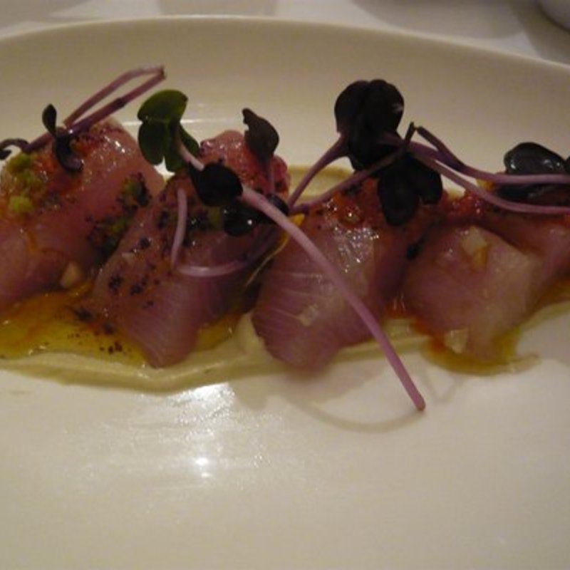 Spanish mackerel crudo(Union Square Cafe)