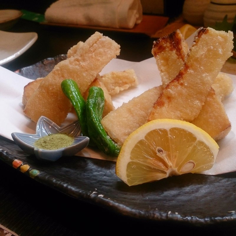 タケノコの天ぷら(丹波屋)