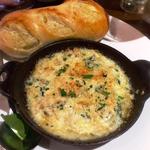 warm dungenese crab and artichoke