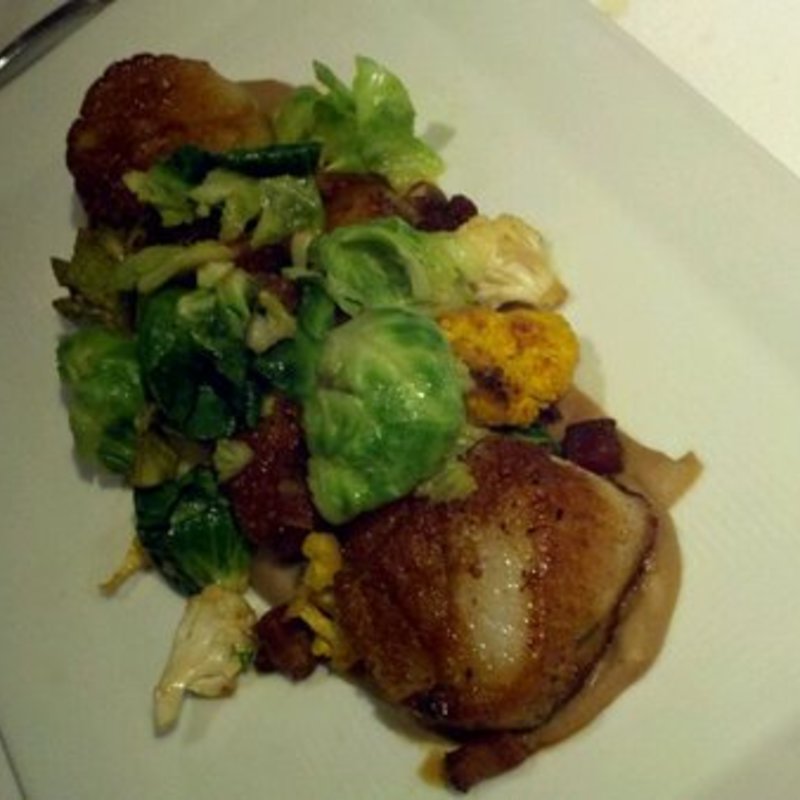 Scallops, Brussels sprouts(Union Square Cafe)