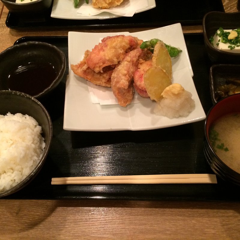 とり天定食(いく昌 日本橋店)