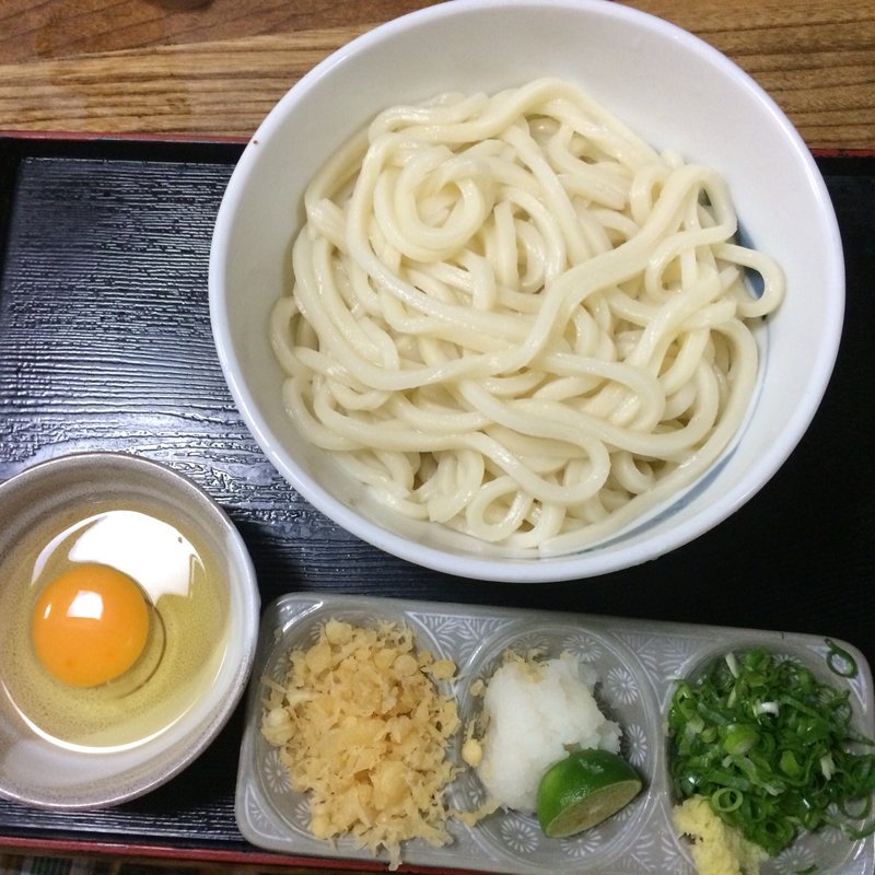 釜玉うどん(うどんの前田 四天王寺本店)