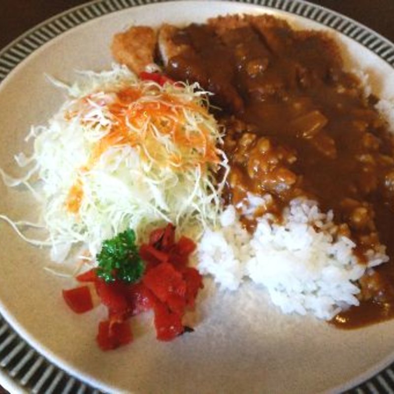 カツカレー(とんかつ　なには)