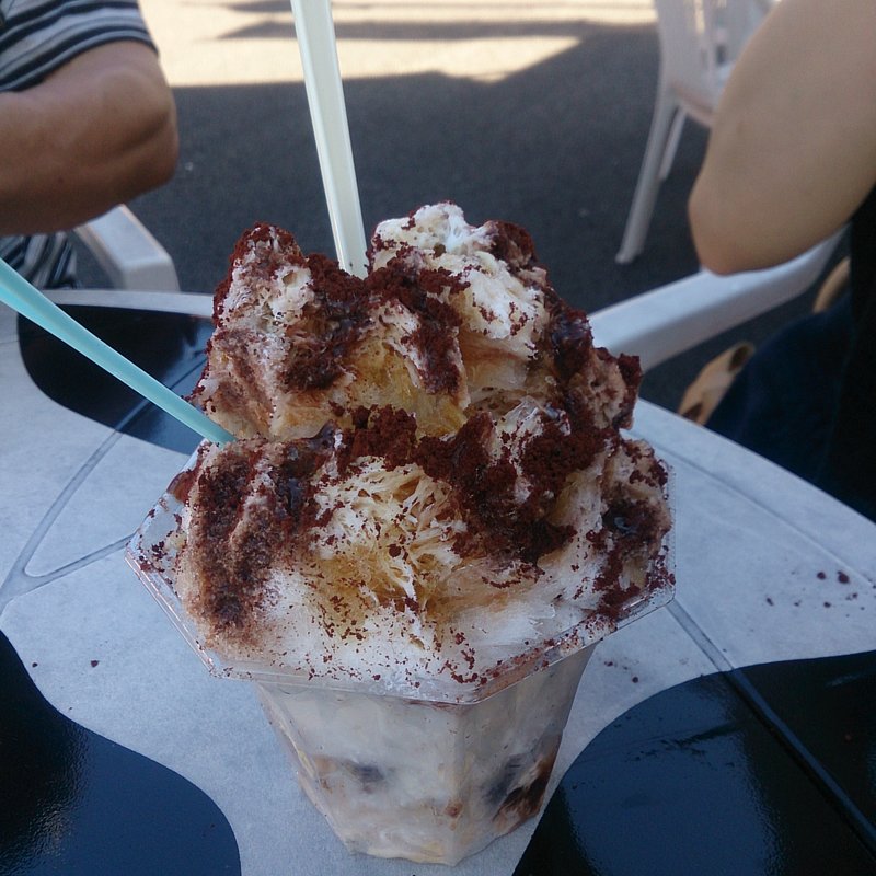 かき氷 ティラミス風味(パティスリーシュテルン 安曇野)