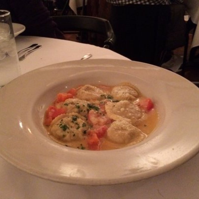 veal and prosciutto ravioli(Basta Pasta)