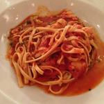 Sea bass with spicy tomato sauce