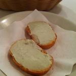 Complimentary cheese spread on toast