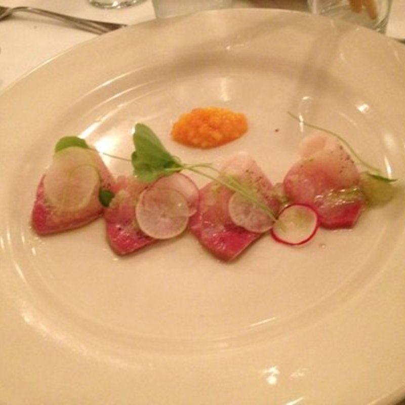 fresh carpaccio of the day(Basta Pasta)