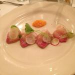 fresh carpaccio of the day