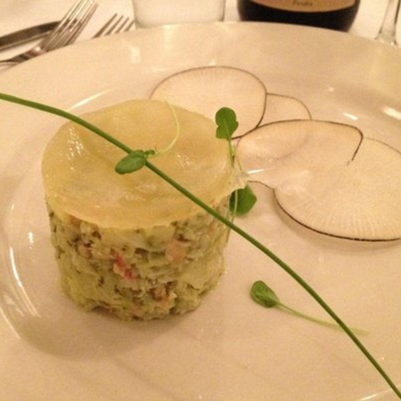 Crab and avocado app(Basta Pasta)