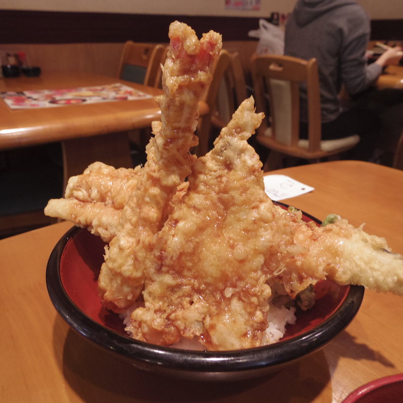 あなご天丼(みやもと 河岸の市店 )