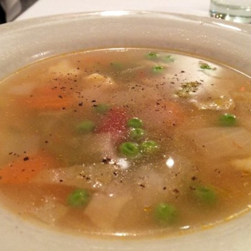 Minestrone vegetable soup (Basta Pasta)