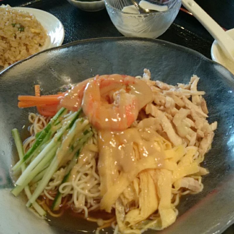 冷麺定食(真水無香)