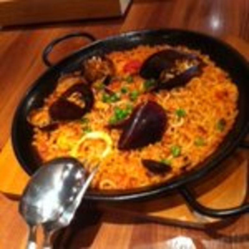 魚介のパエジャ(Bar de Cante 横浜ベイクォーター)