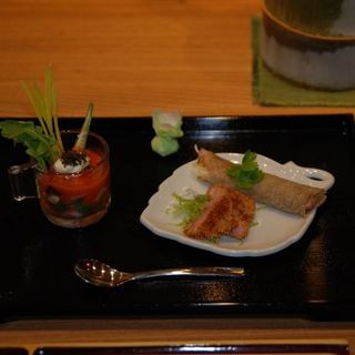 First course(Cagen Japan Restaurant)