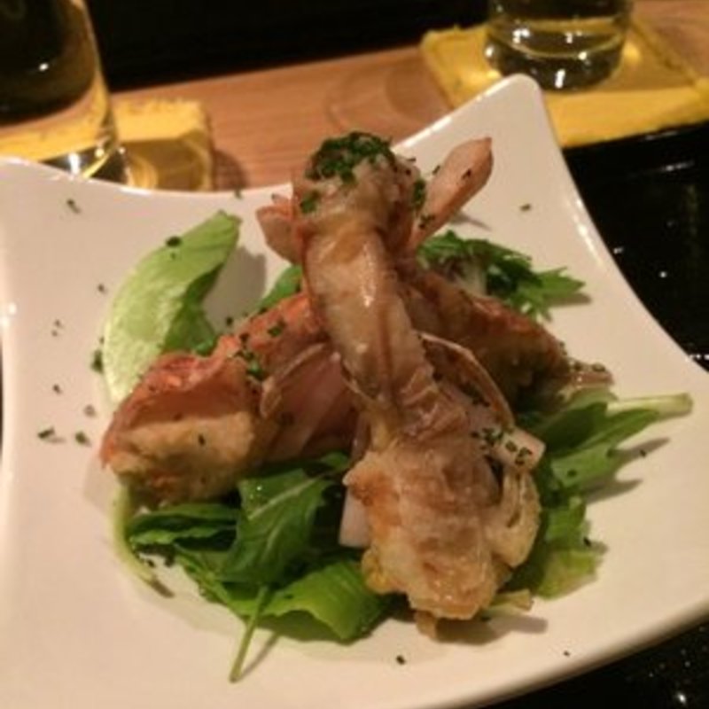 Plump soft shell crabs(Cagen Japan Restaurant)
